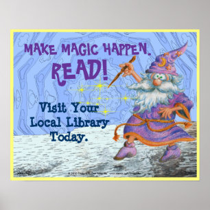 Make Magic Happen. READ! Poster