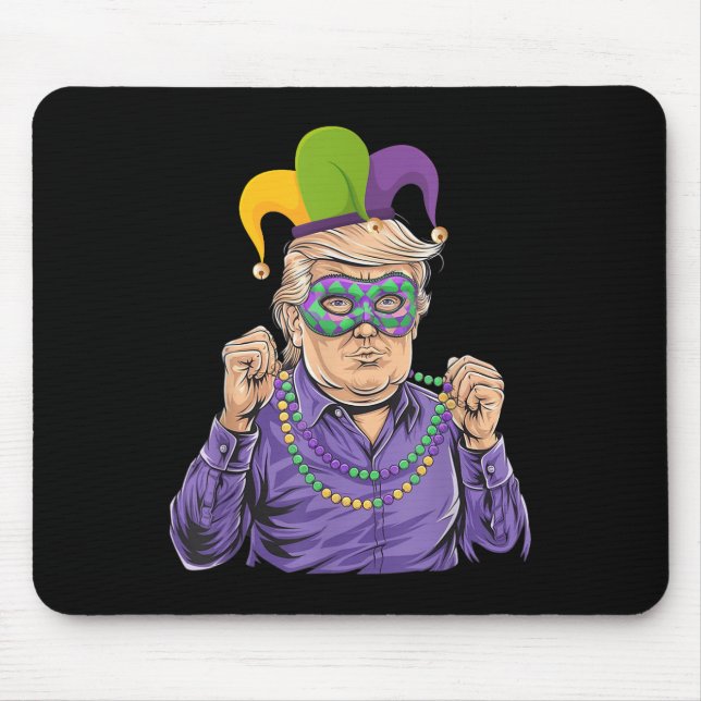 Make Mardi Gras Great Again Fun Mardi Gras Men Wom Mouse Mat (Front)