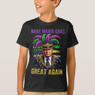 Make Mardi Gras Great Again Funny Mardi Gras Trump T-Shirt