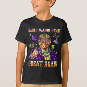Make Mardi Gras Great Again Funny Trump Mardi Gras T-Shirt