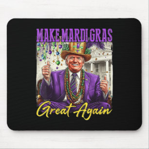 Make Mardi Gras Great Again Mouse Mat