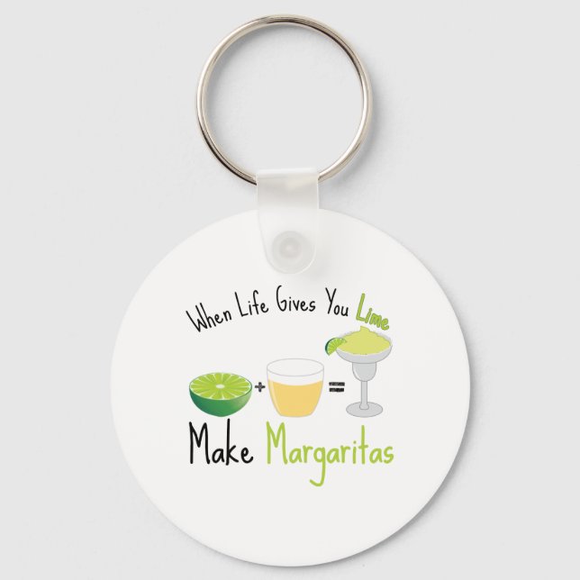 Make Margaritas Key Ring (Front)