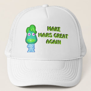 Make Mars Great Again Alien Donald Trucker Hat