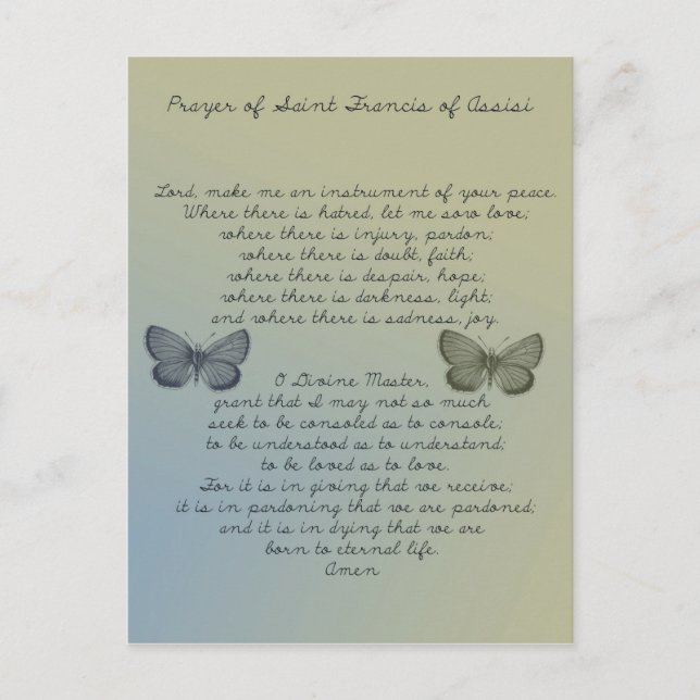 Make Me An Instrument Postcard (Front)