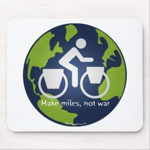 Make miles, not war mouse mat