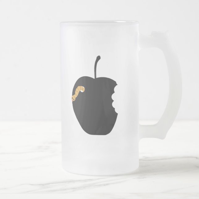Make Mine a Cider Frosted Glass Mug (Right)