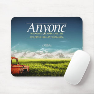 "Make mistakes" Inspirational Quote Mouse Mat