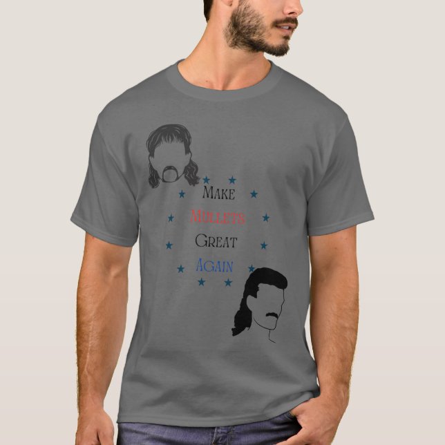 Make Mullets Great Again friends T-Shirt (Front)