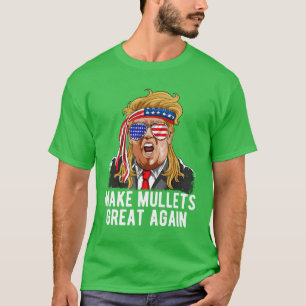 Make Mullets Great Againrump 2020 retro T-Shirt