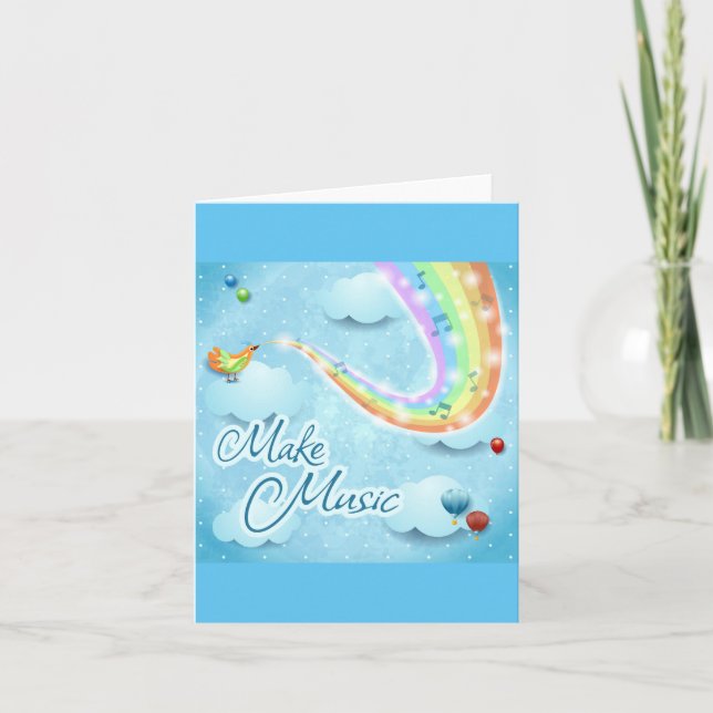 Make music card (Front)
