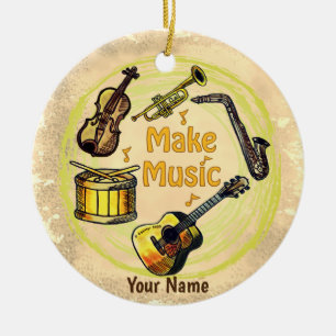 Make Music Ceramic Tree Decoration
