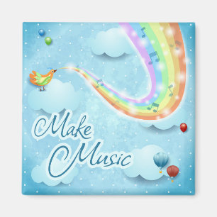 Make music, digital art magnet