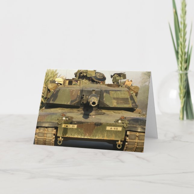 Make My Day M1A1Abrams MBT Card (Front)