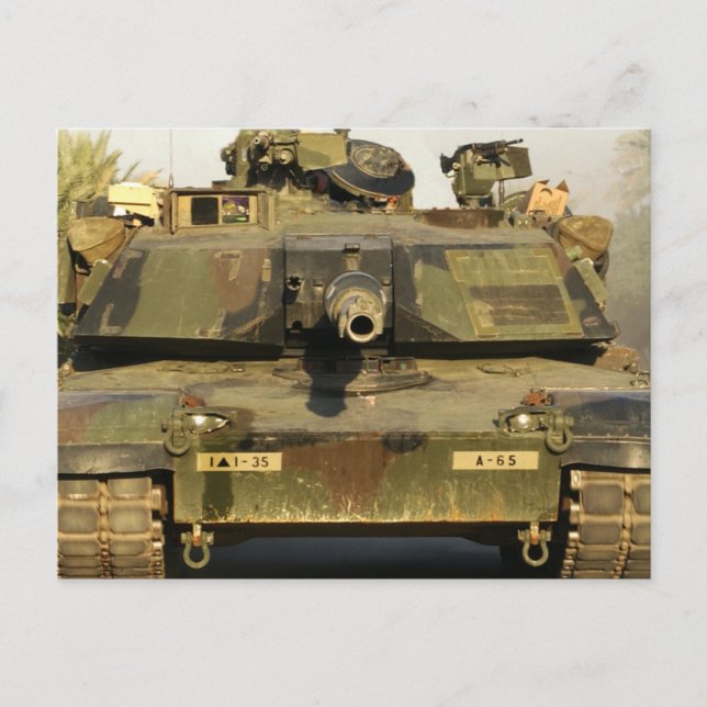 Make My Day M1A1Abrams MBT Postcard (Front)