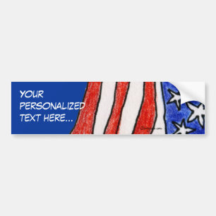 Make My Own Patriotic Bumper Sticker