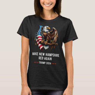 Make New York Red Again Eagle Republican Trump  T-Shirt