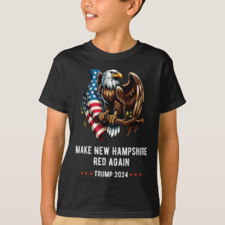 Make New York Red Again Eagle Republican Trump  T-Shirt