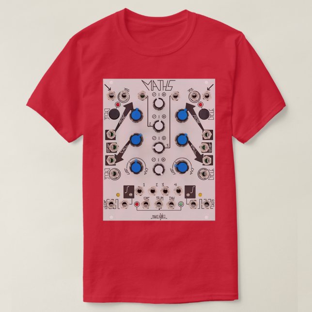 Make Noise Maths Eurorack Modular Synth Function G T-Shirt (Design Front)