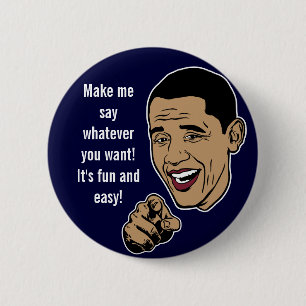 Make Obama Talk Customisable Button