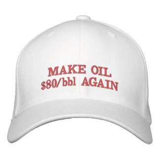 MAKE OIL $80/bbl AGAIN MAGA CORONAVIRUS HAT WHITE