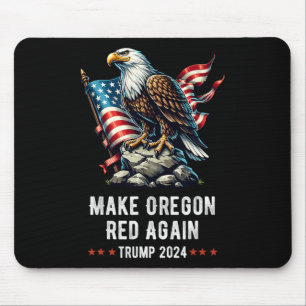 Make Oregon Red Again Eagle Republican Trump Mouse Mat