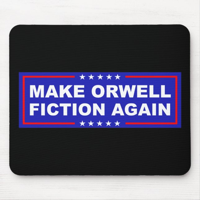 Make Orwell Fiction Again Mouse Mat (Front)