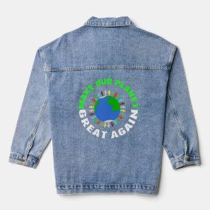 Make Our Planet Great Again Denim Jacket