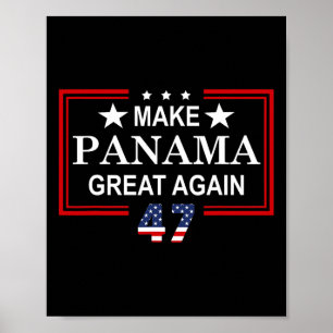 Make Panama Great Again Flag  Poster