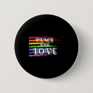 Make Peace, Not War - Colourful Peace & Love R 6 Cm Round Badge