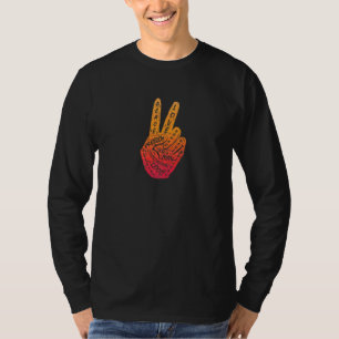 Make Peace Not War Peace Hand Sign 15 T-Shirt