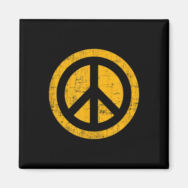 Make Peace Not War - Peace Logo  Magnet (Front)