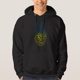 Make Peace Not War Peace Sign Symbol 5 Hoodie