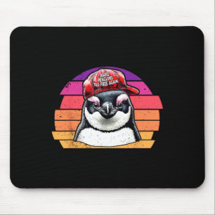 Make Penguin Tax Free Again - Resist Penguins Agai Mouse Mat