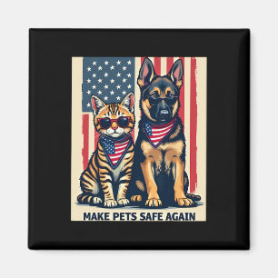 Make Pets Safe Again Trump Cats For Trump Mega Magnet