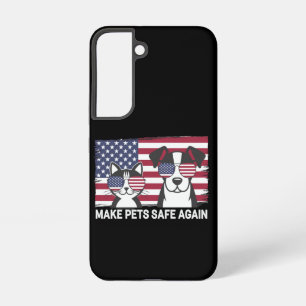 Make Pets Safe Again Trump Harris Debate 2024 Samsung Galaxy Case