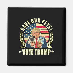 Make Pets Safe Again Vote For Trump Vance 2024 Ele Magnet