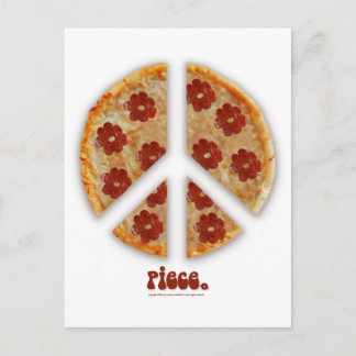 "Make Pizza, Not War" Postcards