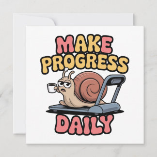 Make Progress Daily Invitation