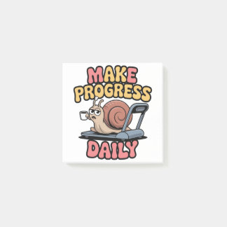Make Progress Daily Post-it Notes