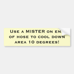 Make Rain! Bumper Sticker