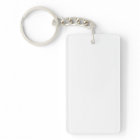 Make Rectangle Double Sided Acrylic Keychain