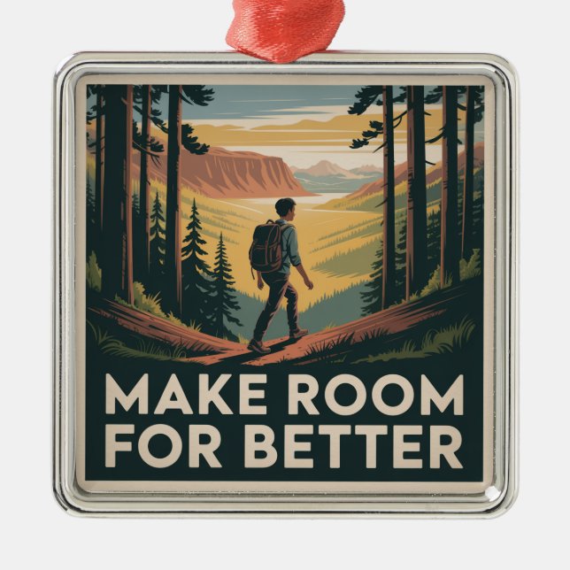 Make Room For Better Metal Tree Decoration (Front)