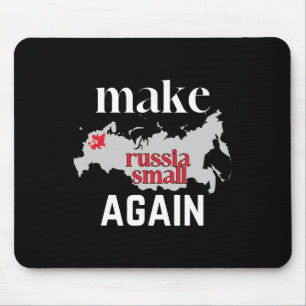 Make Russia Small Again Ukraine Flag Color Russia Mouse Mat
