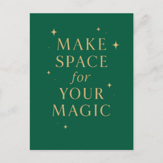 Make Space for Your Magic Postcard