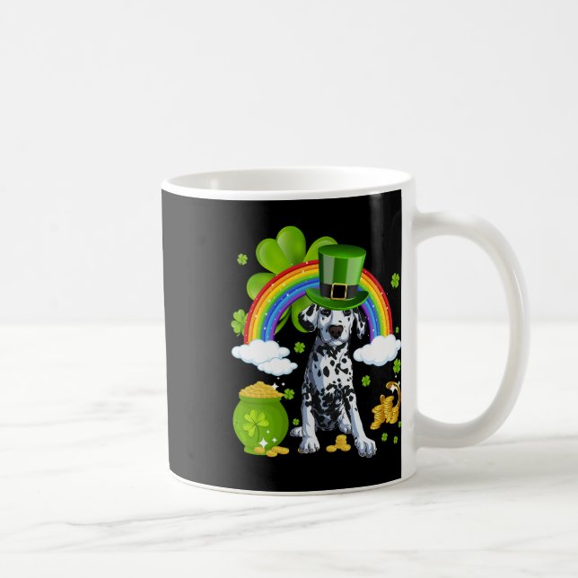 Make St Patricks Day Great Again Funny Damatian Me Coffee Mug (Right)