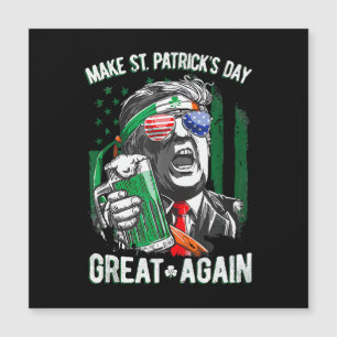 Make St Patrick's Day Great Again Funny Trump