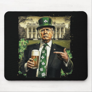 Make St Patricks Day Great Again Irish American Mouse Mat
