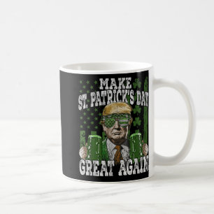 Make St Patricks Day Great Again U.s. Flag St Coffee Mug