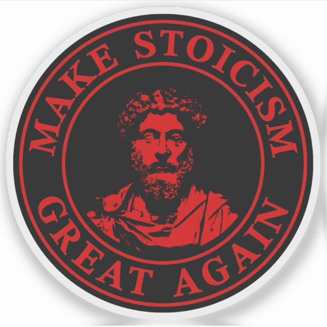 Make Stoicism Great Again (red) (Front)