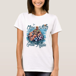 Make Summer Great Again Trump Vacation Hawaii Summ T-Shirt
